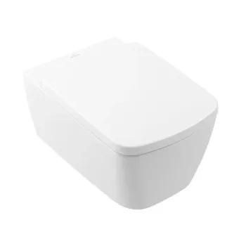 Tualetes pods Villeroy & Boch Subway 3.0, ar TwistFlush, Rimless, CeramicPlus un AntiBac, ar DirectFlush un AquaReduct, ar dziļo skalošanu, 560 x 370 x 355 mm, Balts, 4610T0T2