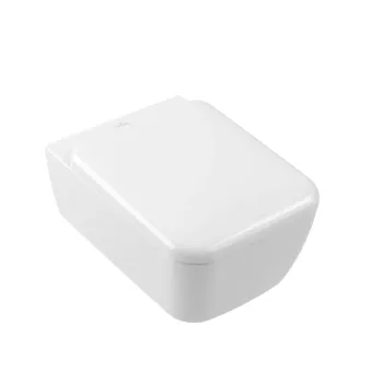 Piekaramais Tualetes pods Villeroy & Boch Skyla, ar SoftClose vāku, TwistFlush, DirectFlush, 530 x 370 mm, Balts, 4682CL01