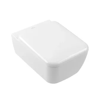 Tualetes pods Villeroy & Boch Skyla, ar vāku SoftClose, DirectFlush, TwistFlush, CeramicPlus, AquaReduct, dziļā skalošana, 530 x 370 x 310 mm, Balts, 4682CLR1
