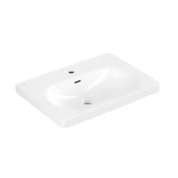 Izlietne skapītim Villeroy & Boch Skyla, ar CeramicPlus virsmas apdari, 650x460x160 mm, Balts, 5A516501