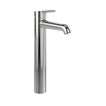 Vannas istabas izlietnes maisītājs Villeroy & Boch O.novo, ar vārstu, AquaSmart, AirPlus, SmartPressure, EasyClean, augstums 155mm, hroms, TVW10400400061