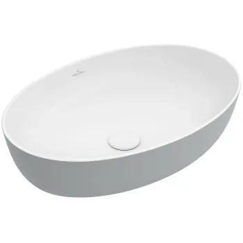 Vannas istabas izlietne Villeroy & Boch Artis, Uz virsmas, keramika TitanCeram, 610x410x130 mm, French Linen, 419861BCT7