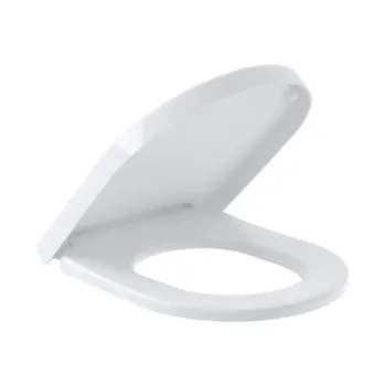 Tualetes poda vāks Villeroy & Boch Avento, SoftClose no duroplasta, ar QuickRelease nerūsējošā tērauda eņģēm, Balta 9M77C1RW