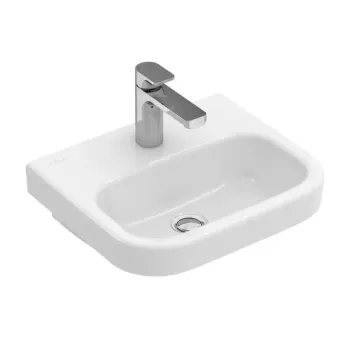 Vannas istabas Izlietne Villeroy & Boch Architectura, bez pārplūdes, ar jaucējkrāna atveri, CeramicPlus, 45x38 cm, Balts, 437346R1