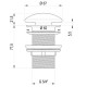 Ravak Sifona izplūde, hroms, X01695 Ravak Sifona izplūde, hroms, X01695
