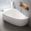 RAVAK Stūra vanna LoveStory II 196x113.5-139, L