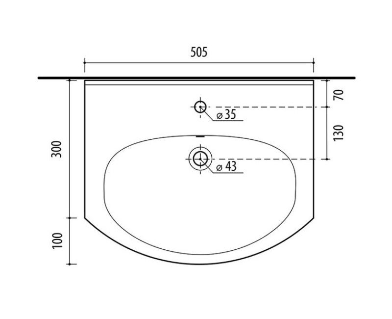 Vannas Istabas Izlietne RIVA 50A