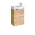 Шкаф для ванной комнаты с раковиной Riva SA40A-5, Дуб Сонома