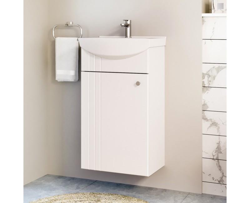 Шкаф под мойку Riva SA SA 44 (Без Раковины) Белый