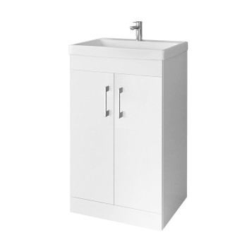 Vannas istabas skapītis Riva SA50FS (Bez Izlietnes) Balts