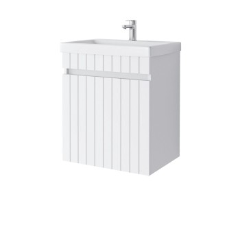 Izlietnes skapītis Riva SA 50G (Bez Izlietnes) Balts Matēts