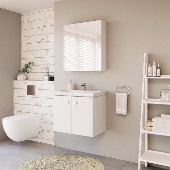 Izlietnes skapītis SA63-5 (Bez Izlietnes) Balts