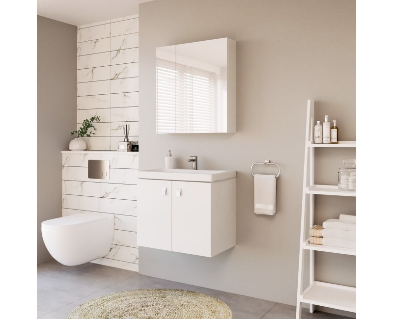 Izlietnes skapītis SA63-5 (Bez Izlietnes) Balts