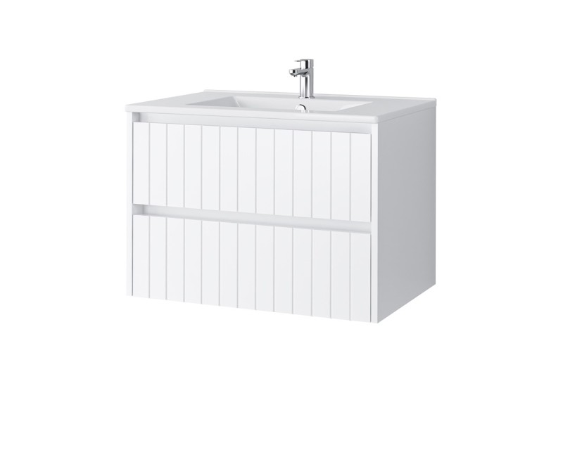 Тумба под умывальник SA 70G (Без умывальника) Бежевый Матовый