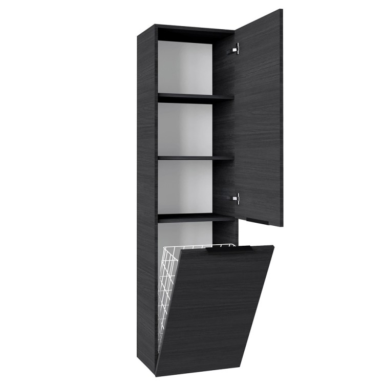 Augstais skapis (Penālis) Riva SU 42 Woodflow Ash