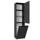 Augstais skapis (Penālis) Riva SU 42 Woodflow Ash