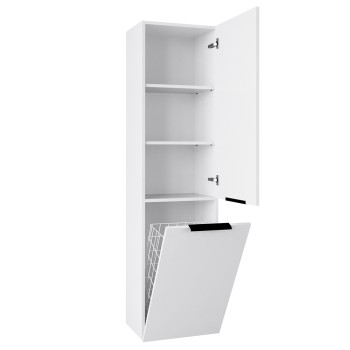 Augstais skapis (Penālis) Riva SU 42 White Matte