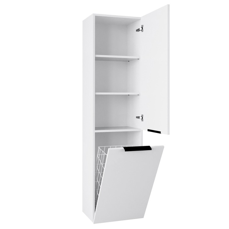Augstais skapis (Penālis) Riva SU 42 White Matte