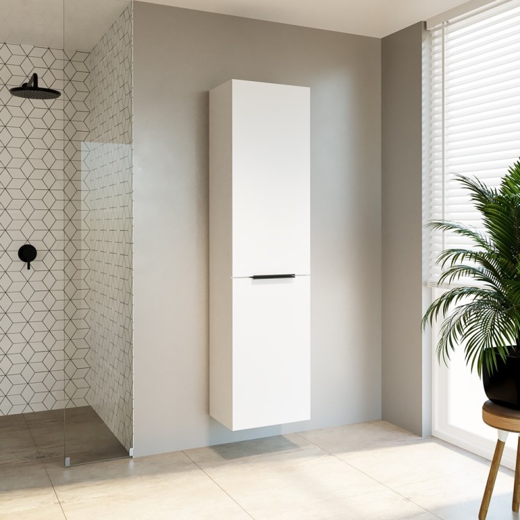 Augstais skapis (Penālis) Riva SU 42 White Matte