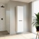 Augstais skapis (Penālis) Riva SU 42 White Matte