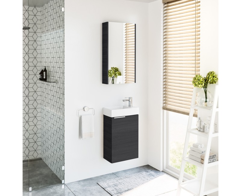 Spoguļskapītis Riva SV41-11 Woodflow Ash