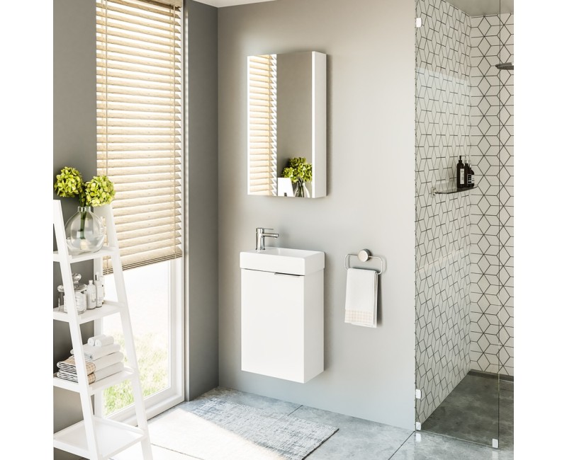 Spoguļskapītis Riva SV41-11White