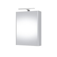 Spoguļskapītis Riva SV45DZ ar LED apgaismojumu, Balts