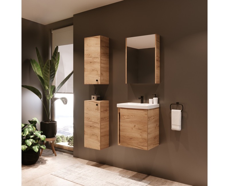 Зеркальный шкаф Riva SV50A-5 Дуб Сонома