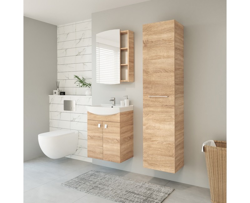 Зеркальный шкаф Riva SV54 Дуб Сонома