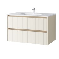 Izlietnes skapītis SA 80G (Bez Izlietnes) Beige Matte