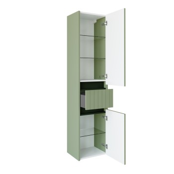 Augstais skapis (Penālis) Riva SU 38G Bamboo Green Matte