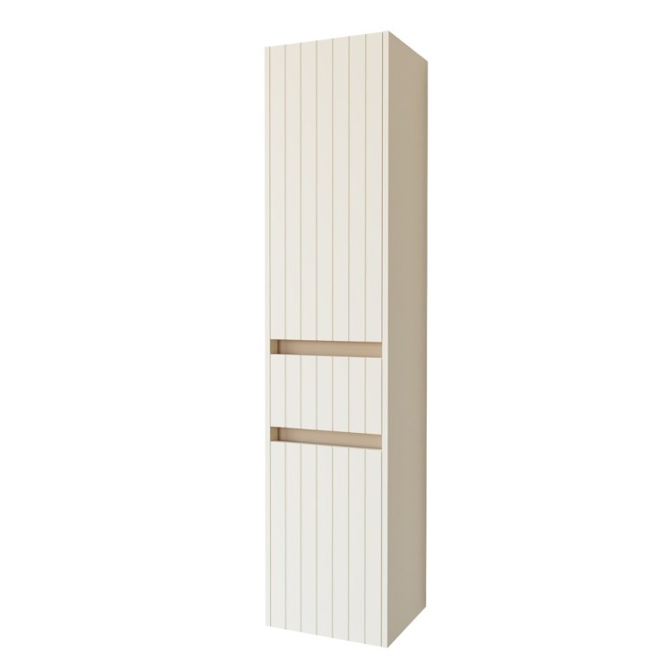 Высокий шкаф (карандаш) Riva SU 38G Beige Matte Высокий шкаф (карандаш) Riva SU 38G Beige Matte