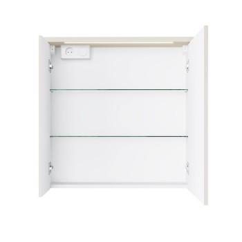 Зеркальный шкаф Riva SV 70RV-2 Бежевый Матовый