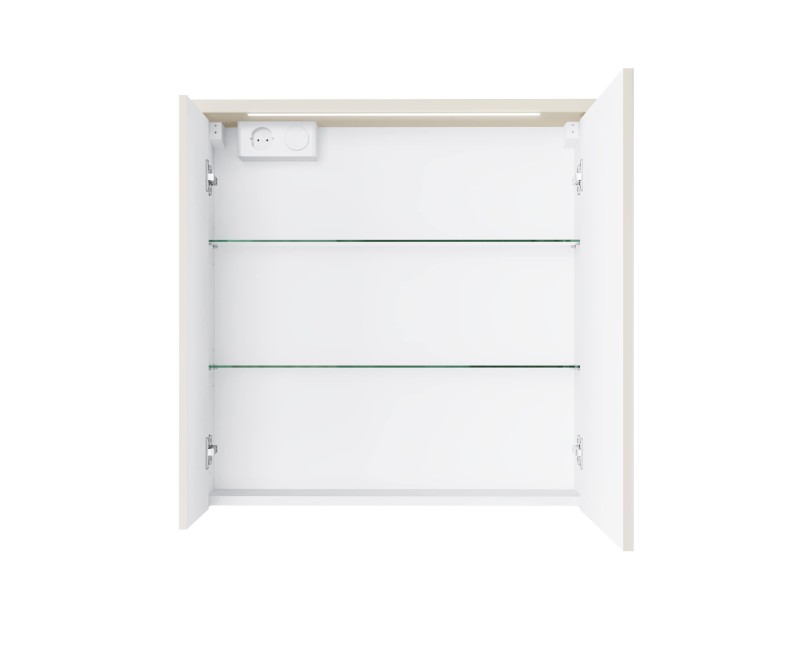 Зеркальный шкаф Riva SV 70RV-2 Бежевый Матовый