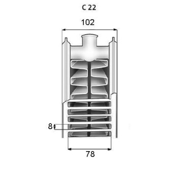 Apkures Radiators Purmo Ventil Compact Tips 11 500x900mm Ar Apakšas Pieslēgumu