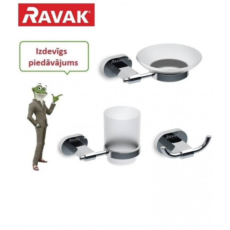A RAVAK Chrome Aksesuāru komplekts N4 A RAVAK Chrome Aksesuāru komplekts N4