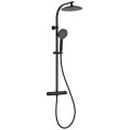 Душевой набор Schütte Madura черный с термосмесителем d 24