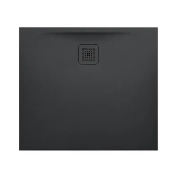 Dušas paliktnis Laufen Pro, 90x80cm Marbond kompozītmateriāls, super plāns, taisnstūrveida, H2149500800001 matēti melns