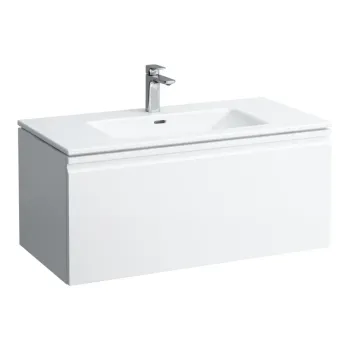 Vannas istabas skapītis Laufen Pro S ar izlietni un atvilktņu organizatoru, 100x50x46cm, H8609664751041, Balts