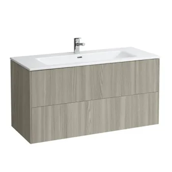 Vannas istabas skapītis Laufen PRO S, ar izlietni un atvilktņu organizatoru, 120x50x61cm H8649632621041, gaiša goba