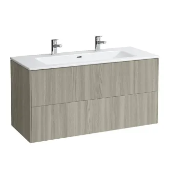 Vannas istabas skapītis Laufen Pro S, ar izlietni un atvilktņu organizatoru, 120x50x61cm, H8649632621071, gaiša goba
