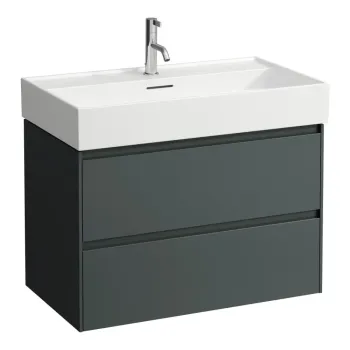 Vannas istabas skapītis Laufen Lani, 79x44x52cm (der ar izlietnēm H810087, H817436, H810336,) H4035521122661, Pelēks