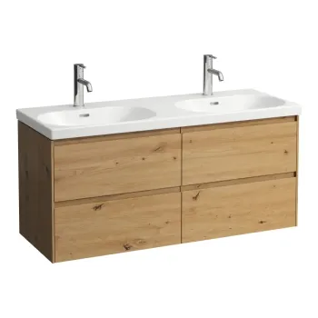 Vannas istabas skapītis Laufen Lani, bez izlietnes, 118x45x52cm, ozola, H4035741122671