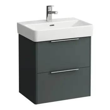 Vannas istabas skapītis Laufen Base, (derīgs ar izlietni H818958), 520x360x530 mm, Traffic Grey, H4021521102661