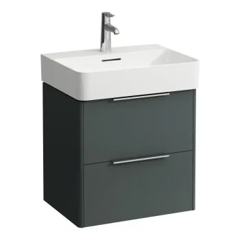 Vannas istabas skapītis Laufen Base, 2 atvilktnes, (Der izlietne H810282), 52x53x39cm, H4021921102661