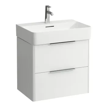 Vannas istabas skapītis Laufen Base, 2 atvilktnes, 52x58x39cm, matēta balta, H4022521102601