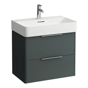 Vannas istabas skapītis Laufen Base, 2 atvilktnes, (Der izlietnei H810284), 52x64x39cm, H4023121102661