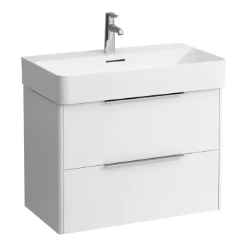 Vannas istabas skapītis Laufen Base, 2 atvilktnes, (der izlietnei H810285), 52x73x39cm H4023521102601 balts