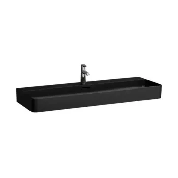 Vannas istabas izlietne Laufen VAL, 120x42cm H8102897161041 melna Matēta