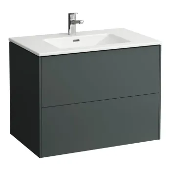 Vannas istabas skapītis Laufen PRO S ar izlietni un atvilktņu organizatoru, 59x79x49cm H8649612661041 pelēks
